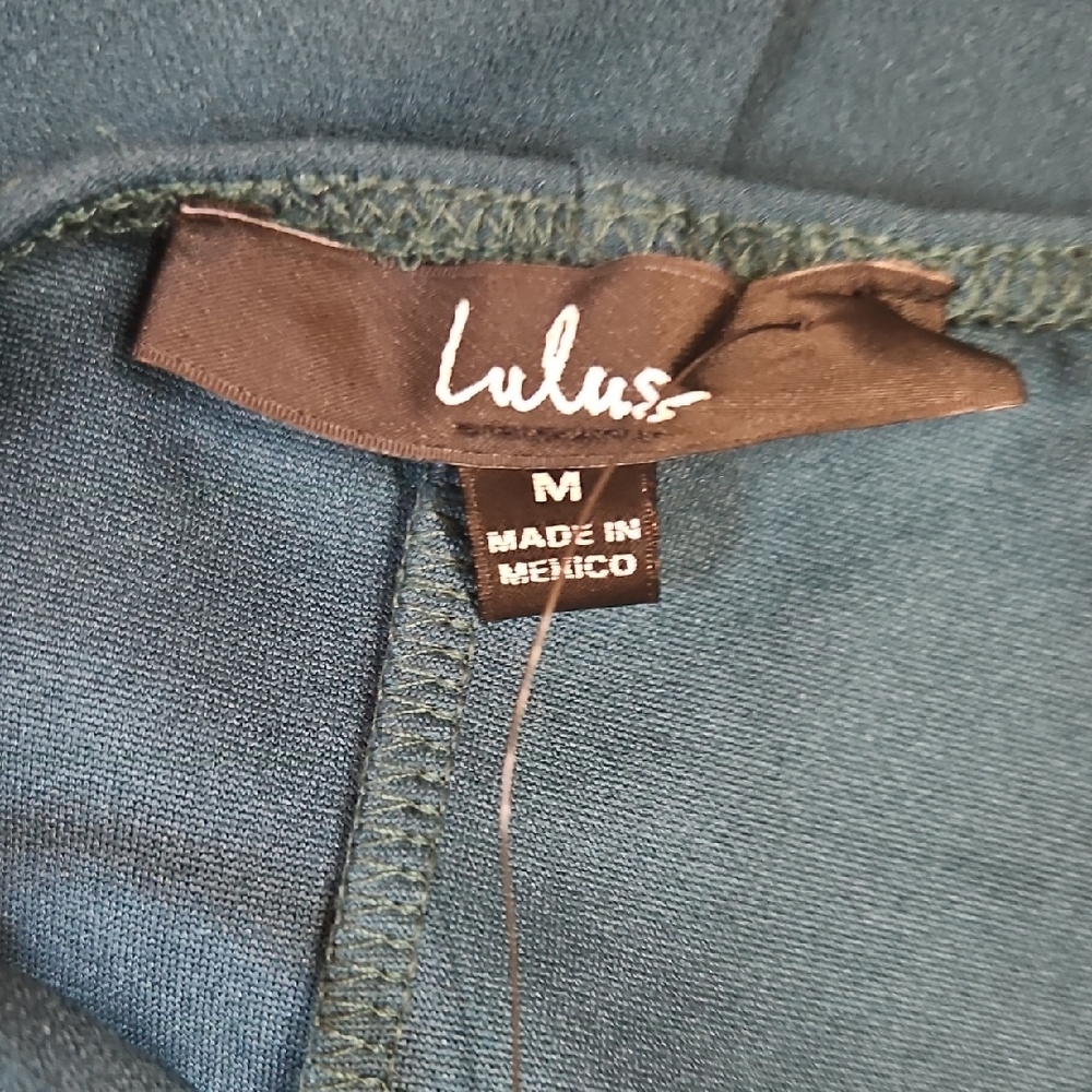 Lulu's Dark Teal Sexy Cutout Mini Dress Size Medium NWT - Picture 10 of 10